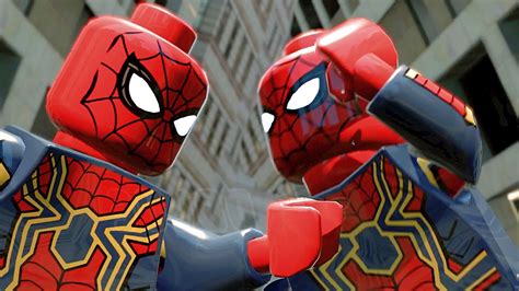 Iron Spider Mcu Suit Performs All Cutscenes In Lego Marvel Super Heroes