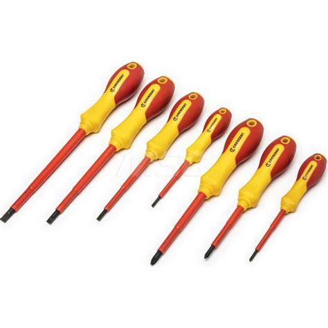 Crescent Screwdriver Set Pc Phillips Slotted Msc Direct