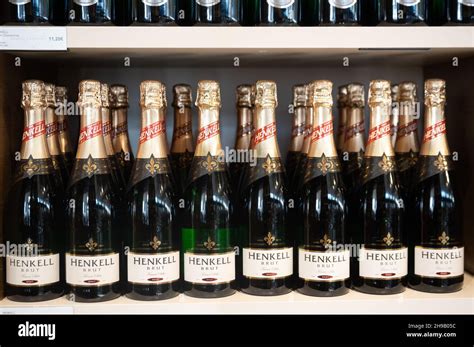 Wiesbaden Germany 09th Nov 2021 Bottles Of Henkell Sparkling Wine