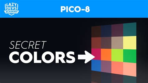 New Secret Colors Pico 8 Youtube