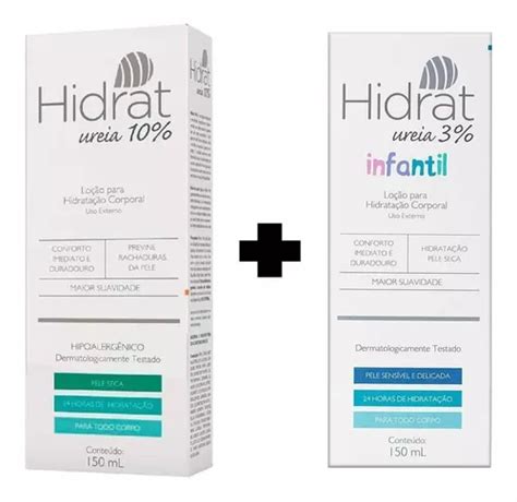 Kit Hidrat Uréia 10 Hidrat Infantil Uréia 3 150ml Cada MercadoLivre