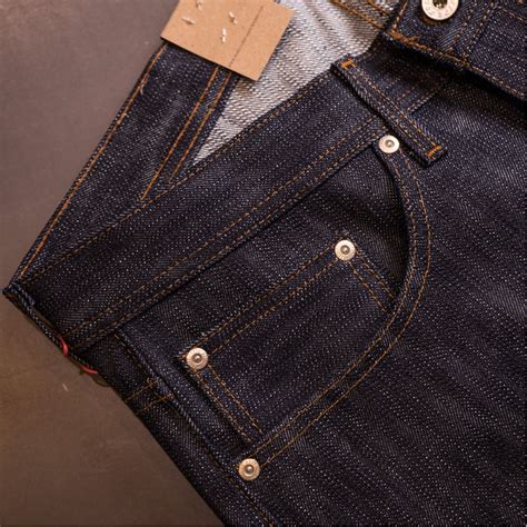 Naked And Famous Weird Guy Oz Big Slub Selvedge Indigo Raw