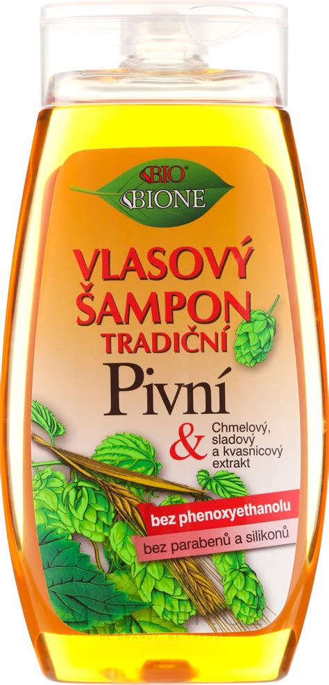 Bione Cosmetics Traditional Beer Hair Shampoo - Šampon na vlasy "Pivný ...