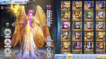 Conta Saint Seiya A14 SAGITTAUS LVL 63 Saint Seiya Awakening GGMAX