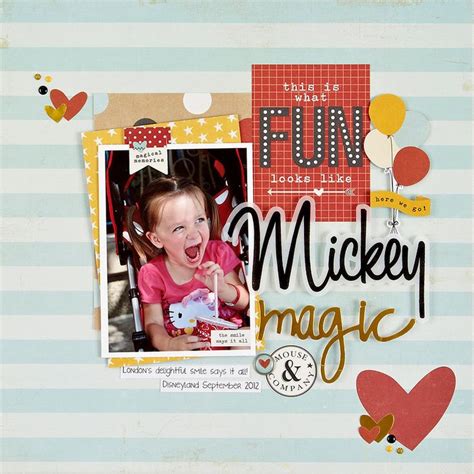 New Say Cheese Ii Disney Scrapbook Pages Disney Scrapbooking