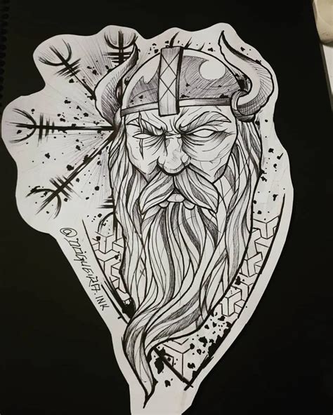 Эскизы скандинавия - 81 фото