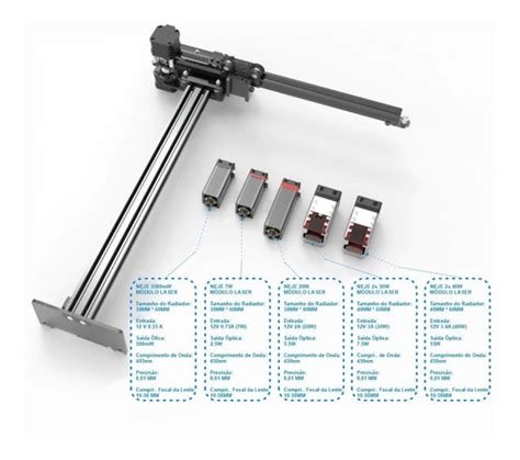 Neje Master S W Maquina De Gravura E Corte A Laser Cnc