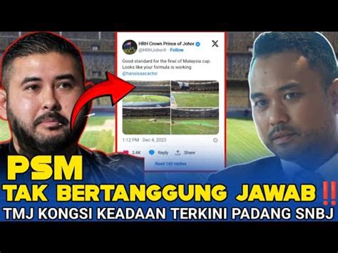 Psm Tak Bertanggung Jawab Tmj Marah Dan Kongsikan Keadaan Terkini