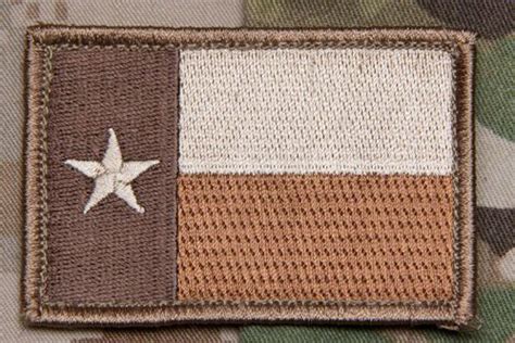 texas flag morale velcro patch