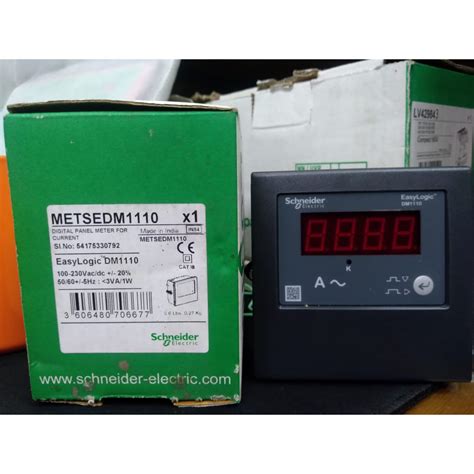 Jual Schneider Ampere Meter Digital Dm1110 Metsedm1110 Shopee Indonesia