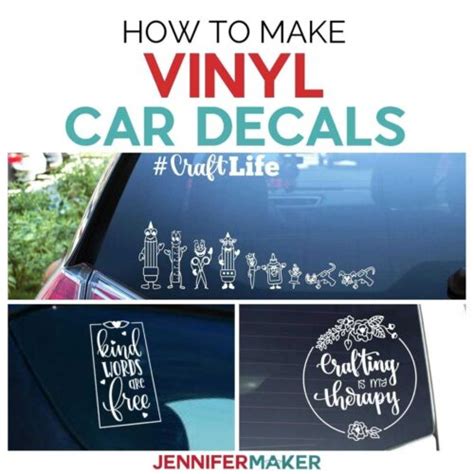 How To Make Car Decals With Printable Vinyl