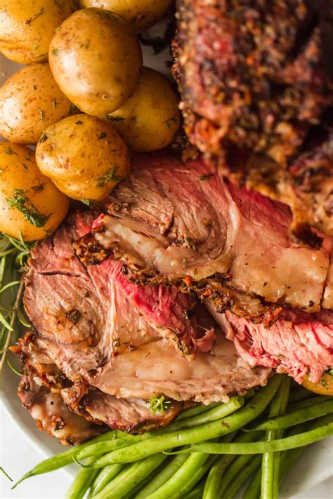 Herbed Prime Rib Roast With Horseradish Lenas Kitchen