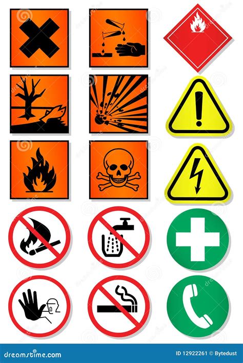 Vector Set Of Different International Signs Stock Image Image 12922261