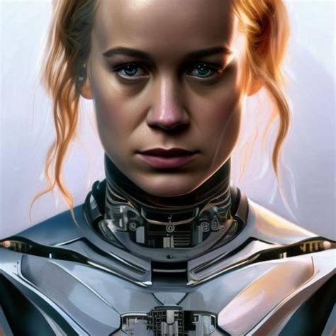 Brie Larson is a robot by Brieisarobot on DeviantArt