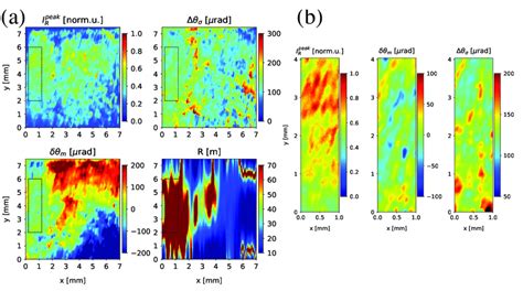 A Shows Rocking Curve Topographs For A Selected 100 Edge Oriented