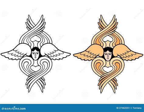 Seraphim wings stock vector. Illustration of cupid, angelic - 27462251