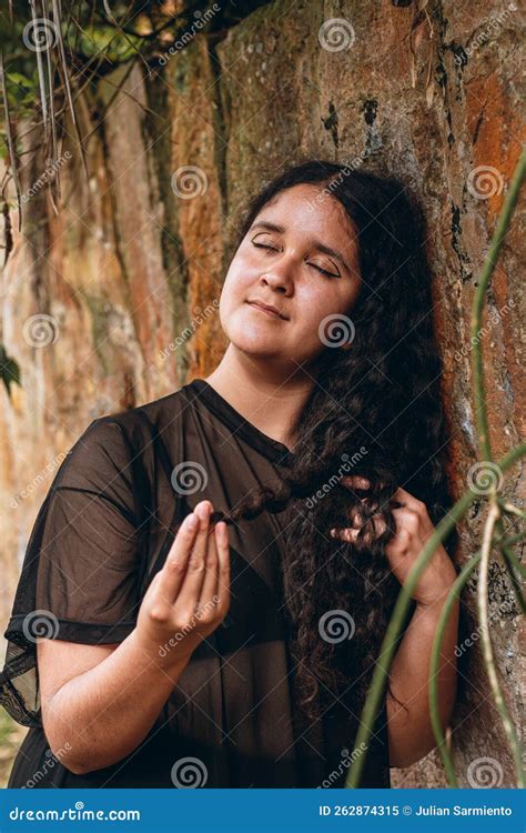 Self Confident Lesbian Girl Enjoying A Moment And Feeling The Freedom Stock Image Image Of
