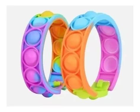 Pulseira Pop Bubble Fidget Sensorial Toy Pop It Fidget Parcelamento