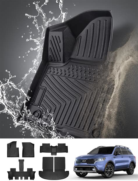 Amazon BAMACAR For 2021 2022 2023 Kia Sorento Floor Mats 6 7 Seat