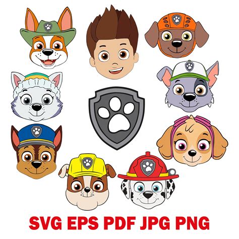 Paw Patrol Clipart Paw Patrol Cartoon Los Paw Patrol Ryder Paw