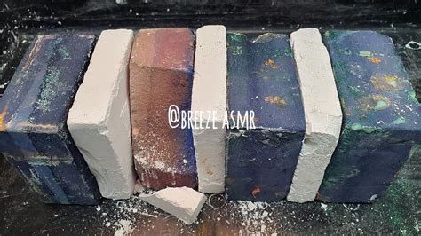 Dyed Gym Chalk Asmr Blocks Crumble Powdery Oddly Satisfying