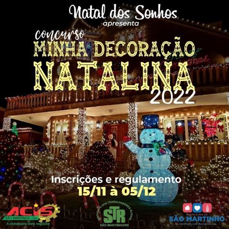 Últimos dias para inscrições no concurso Minha Decoração Natalina em