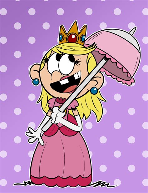 Secret Santa Lola Loud As Princess Peach By Xsunshineeclipse On