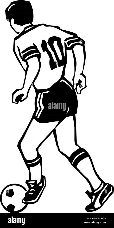 Soccer player illustration hi-res stock photography and images - Alamy