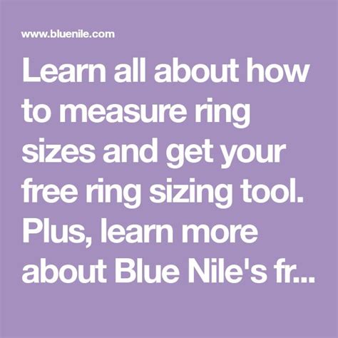 Ring Size Chart and Free Sizing Tool