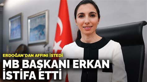 Merkez Bankası Başkanı Hafize Gaye Erkan istifa etti