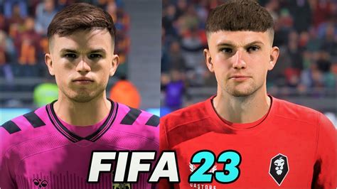 Fifa All English League Two Players Real Faces Youtube