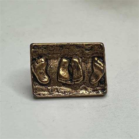 1970s Bronze Naughty Sex Feet Sexy Vintage Tie Clip Etsy