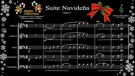 Suite Navide A Parte V Arreglos Navide Os Quinteto De Cuerdas Navide O