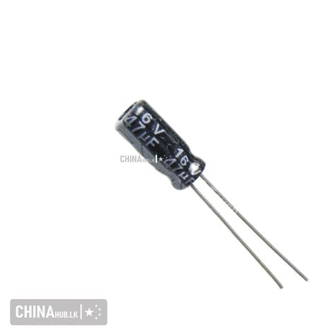 Uf V Electrolytic Capacitor Pcs Pack Chinahub Lk