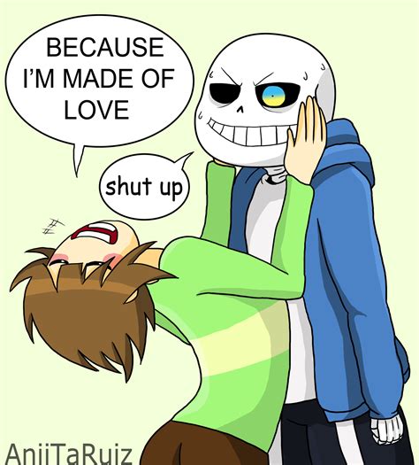 Sans X Chara 2 by AniiTaRuiz on DeviantArt