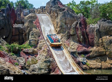 Salou Portaventura Spain Jun 16 2014 Port Aventura Theme Park Is