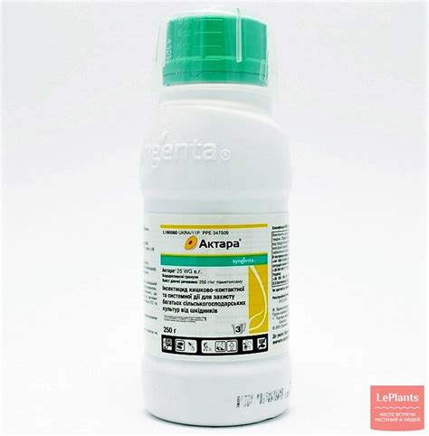 Как правильно применяется Актара | Инструкция на LePlants.ru