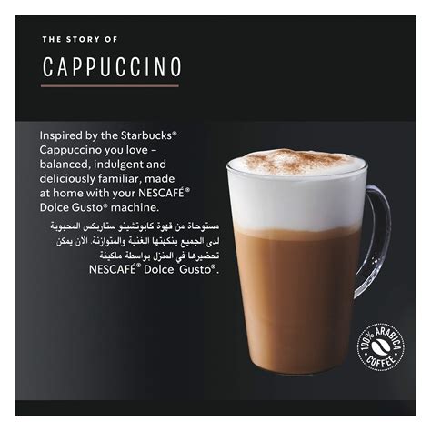 Starbucks Cappuccino By Nescaf Dolce Gusto Box Of X Capsules Buy