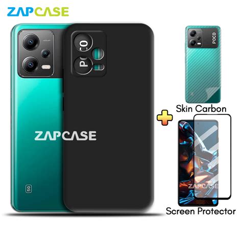 Jual Paket 3in1 Case Xiaomi Poco X5 5G Casing Ultra Slim Matte Free