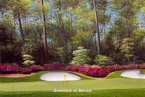 Augusta National Golf Club Masters Amen Corner Azalea Hole 13 PGA Golf ...