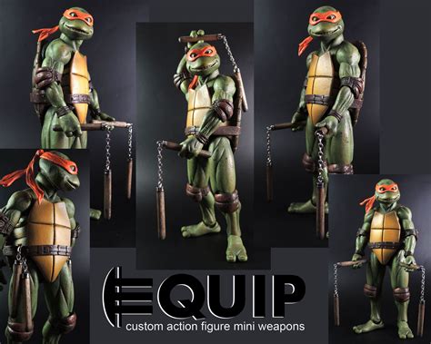 Tmnt Teenage Mutant Ninja Turtles Neca 1990 6inch Michelangelo Action