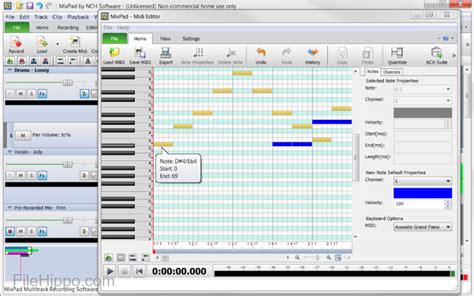 MixPad Multitrack Recording Software Download for Windows Free