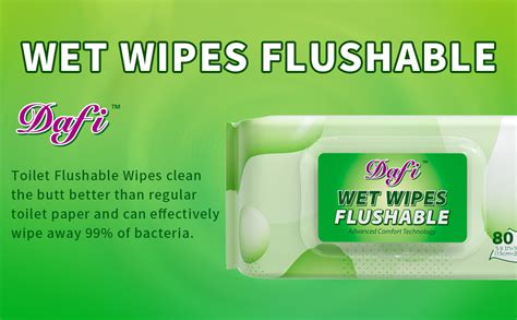 Dafi Flushable Wipes For Adult Wet Wipes Total 720