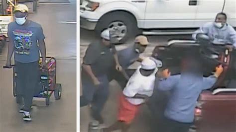 Caught On Camera Robbery Suspects Struggled To Steal Generators From Hardware Store In