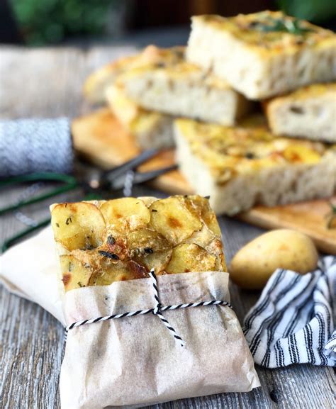 Cheeseboard With Potato Rosemary And Blue Cheese Focaccia The Lemon Apron