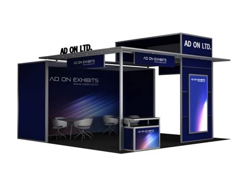 Modular Booth System Fabric AD ON