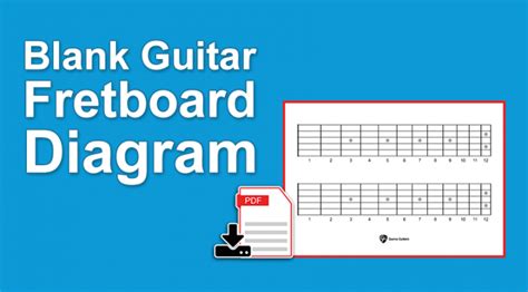 Blank Guitar Fretboard Diagram Printable Pdf Guvna Guitars