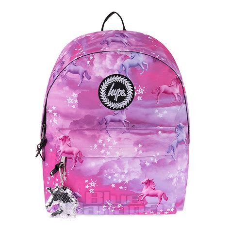 Hype Unicorn Clouds Multicoloured Backpack School Rucksack