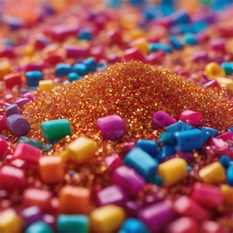 Premium Ai Image Colorful Plastic Polymer Granules For Cable