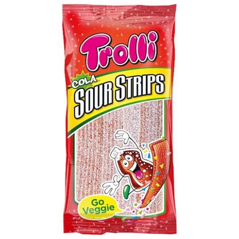 Trolli Cola Sour Strips 85g Sweets Ch